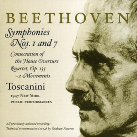 Symphonies Nos. 1 and 7 (Toscanini)