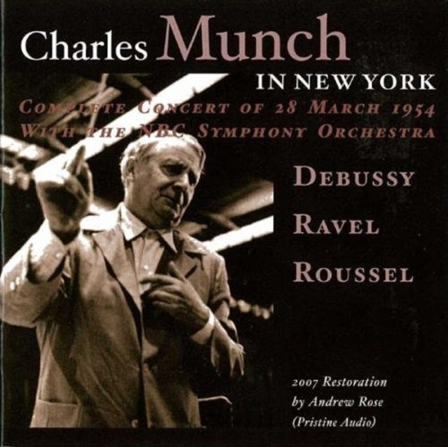 Charles Munch in New York (Munch, Nypso)